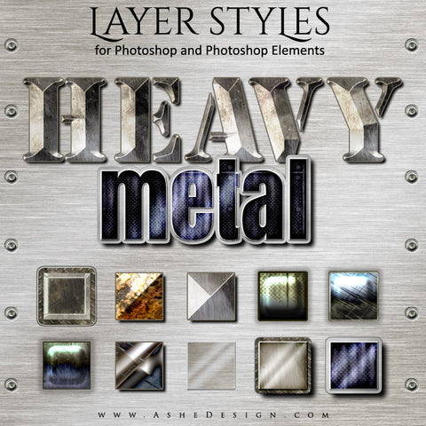PS Layer Style - Heavy Metal full set web display