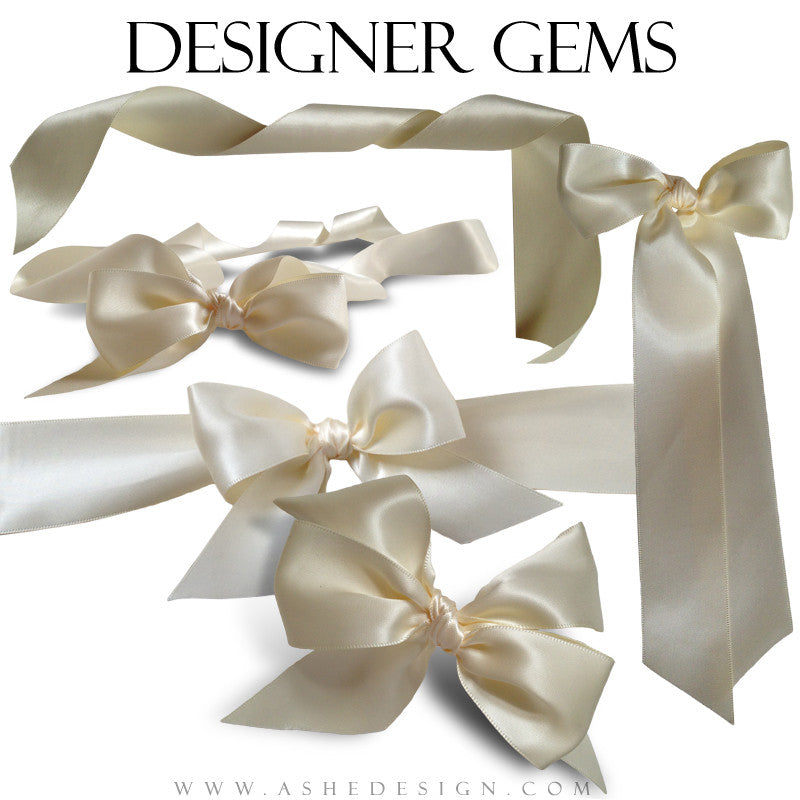 Champagne Ribbons - Designer Gems – AsheDesign
