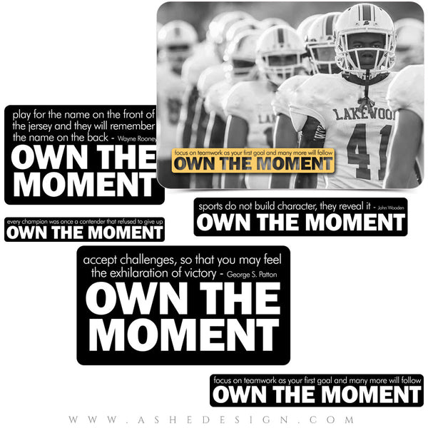 Own The Moment - Word Art Collection Full Set