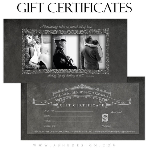 Chalkboard 2013 Gift Certificates web display
