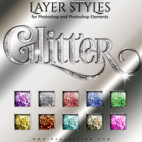 Layer Styles - Glitter full set web display