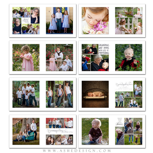 Simply Worded Grandmother 10x10 P BK pages web display