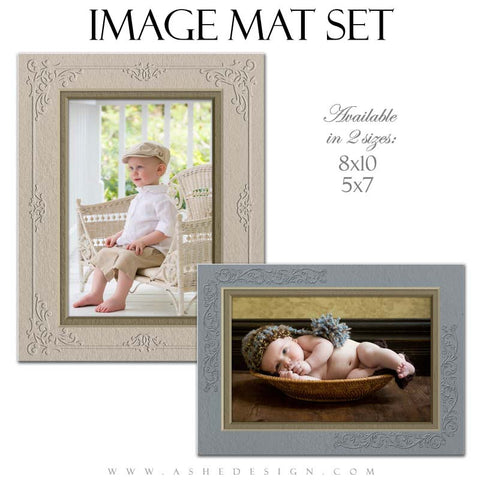 Image Mat Templates | Delicately Embossed