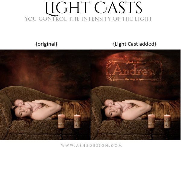 Digital Props for Photographers | Light Casts Babies example1