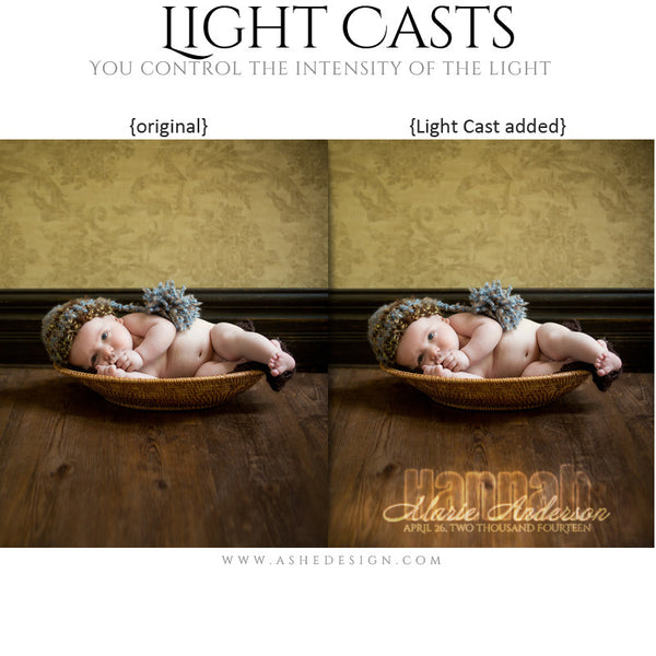 Digital Props for Photographers | Light Casts Babies example2