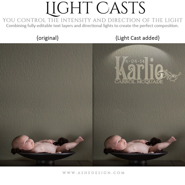 Digital Props for Photographers | Light Casts Babies example4