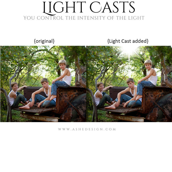 Digital Props - Light Casts - Sun Flares example2 web display