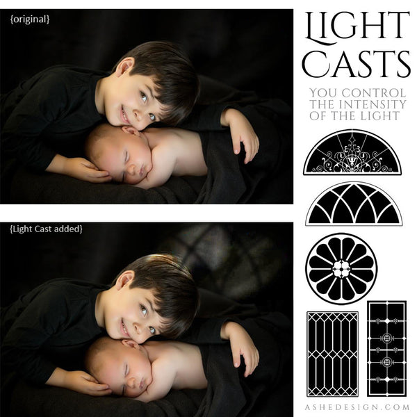 Light Casts - Ornate Windows - full set web display