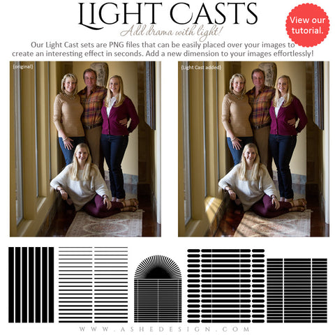 Digital Props Light Casts | Blinds