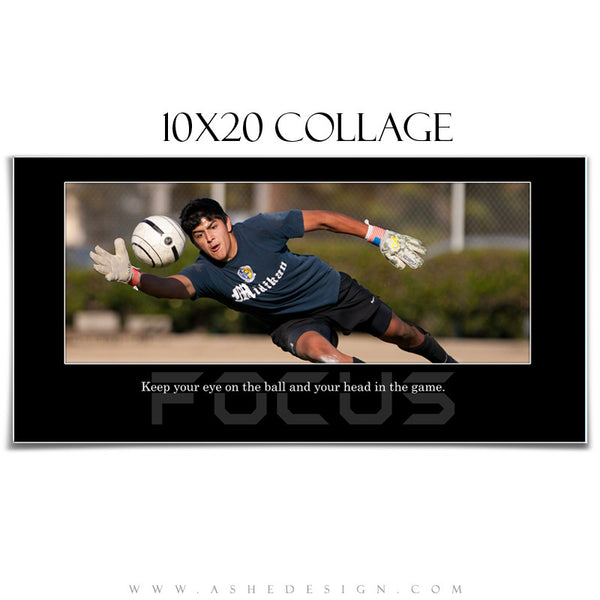 Motivational Collage 10x20 | Focus