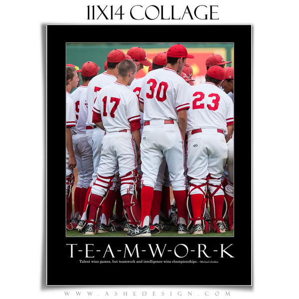 Motivational Collage 11x14 | Teamwork