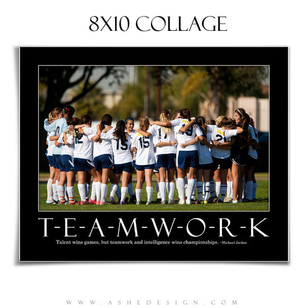 Motivational Collage 8x10| Teamwork