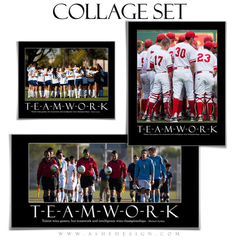 Motivational Collage Set | Teamwork