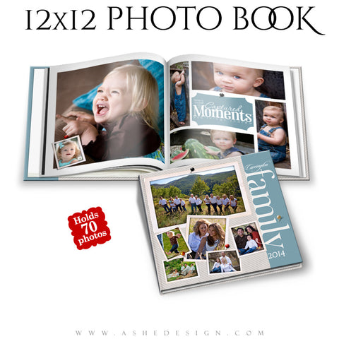 Photo Book Templates 12x12 | Family Time cover