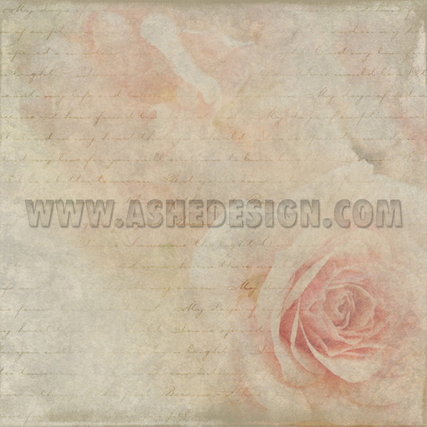 Ashe Design | 12x12 Digital Paper 3 | Soft Rose