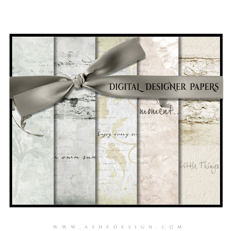 Digital Designer Paper Set | Subtle Focus