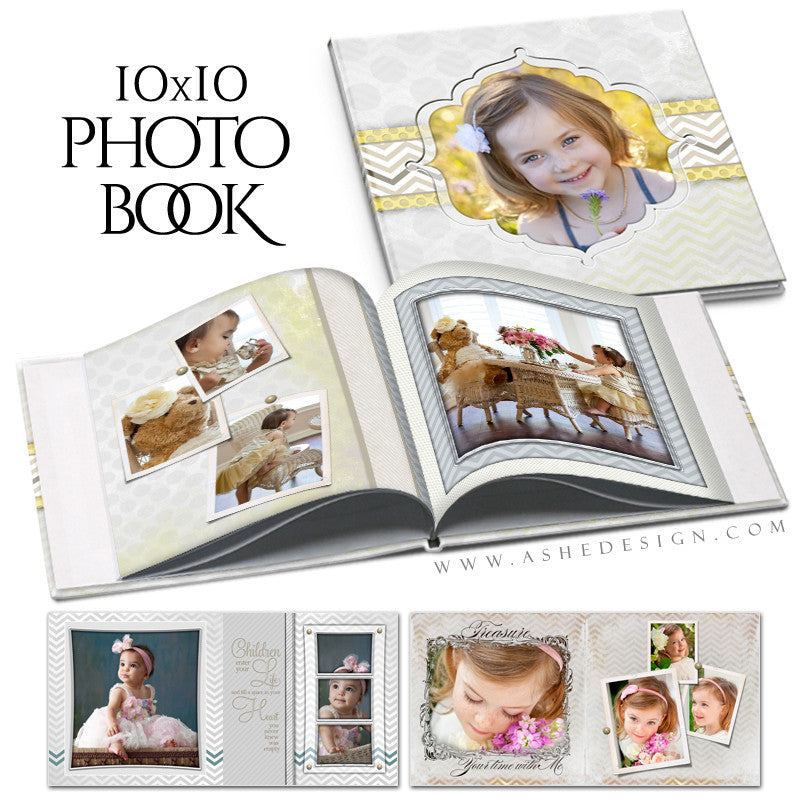 Family Photo Book (10x10) - Classic Chevron