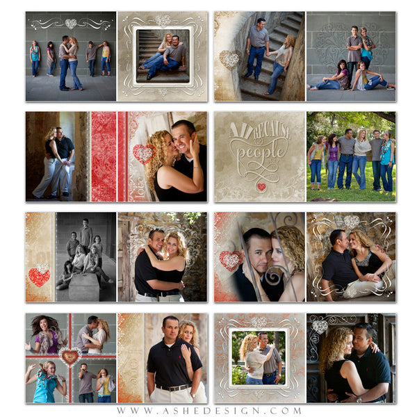 Ashe Design | Amour 10x10 Photo Book pages web display
