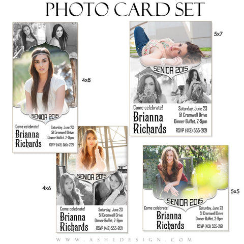 Senior Girl Graduation Photo Cards | Gabriella