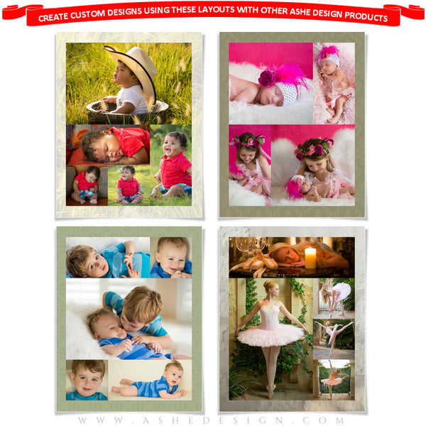 Photoshop Collage Layouts | Simply Stated 11x14 – AsheDesign