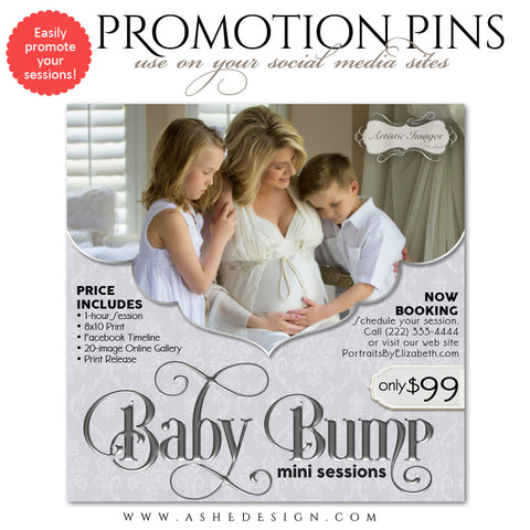 Timeline Promotional Pin | Baby Bump
