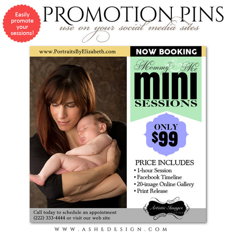 Promo Pins – AsheDesign