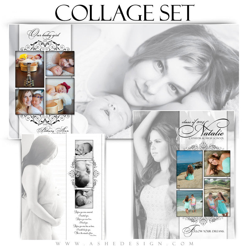 Simply Classic Collage Set 8x10,10x20,11x14 fullset web display