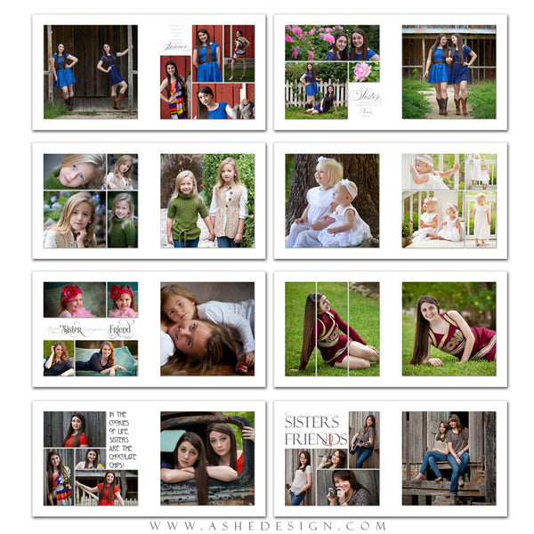 Simply Worded Sister - 10x10 P BK pages web display