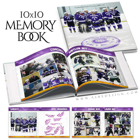 Ashe Design | Memory Maker Yearbook 10x10 Cover web display