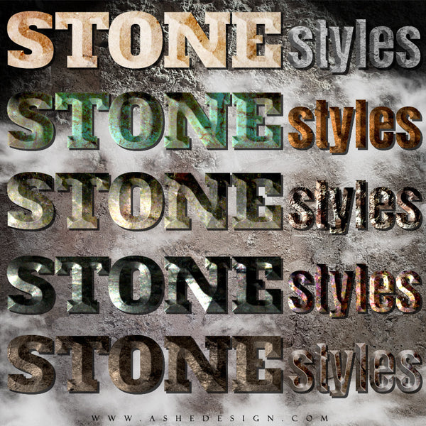 Designer Gems - Photoshop Style Set - Stone