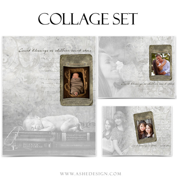 Subtle Focus - Moments Set 3 - Collage Set full web display