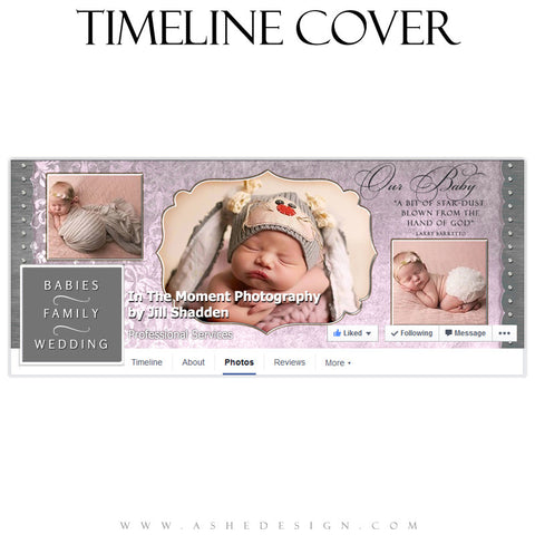 Newborn Facebook Timeline Cover | Christina