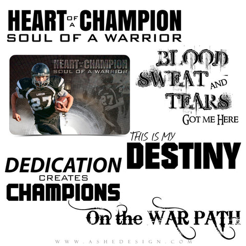 Sports Word Art Quotes | Soul Of A Warrior