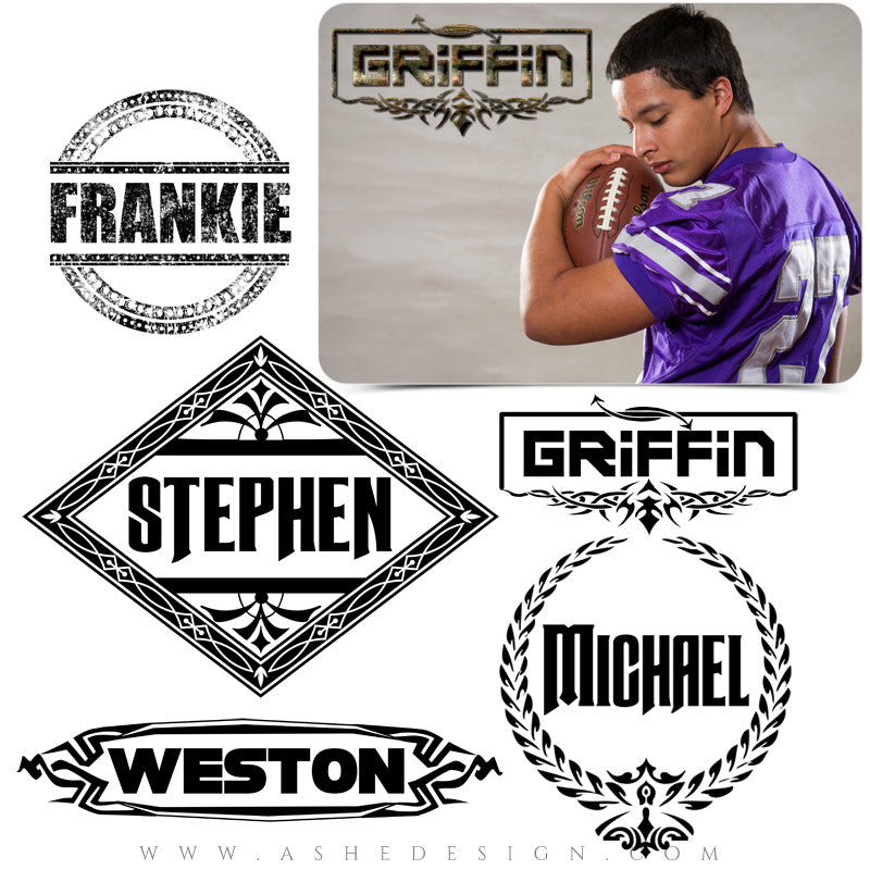 Senior Lettering Boy Customizable Photoshop Senior Word Art | Senior Boy Edgy – AsheDesign