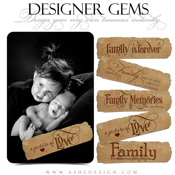 Family Time Word Art Tag Designs for Photographers – AsheDesign