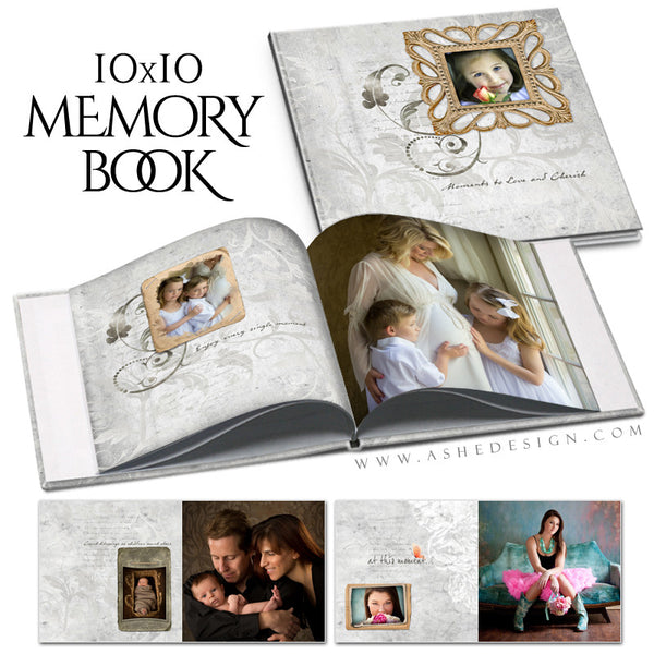 Subtle Focus - Moments - 10x10 P BK open book web display