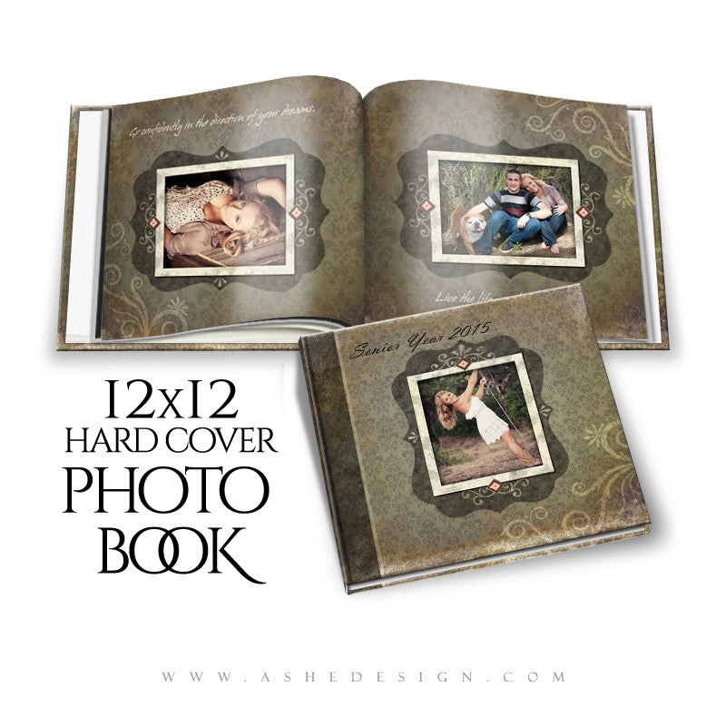 Photoshop 12x12 Photo Book | Shabby Chic cover