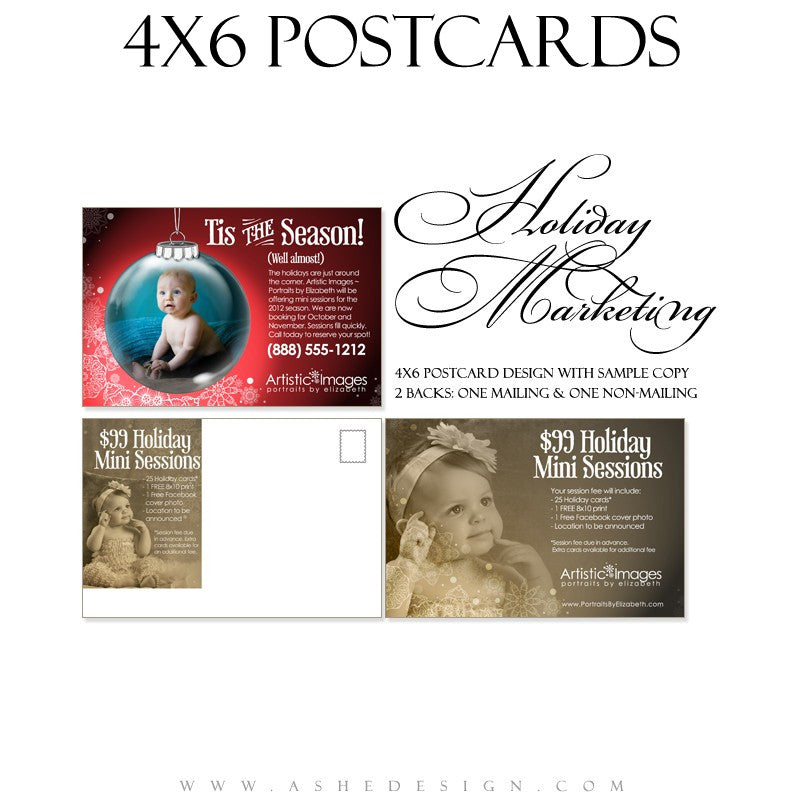 Marketing Post Card 4x6  - Ornamental