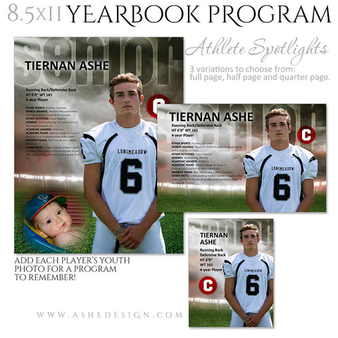 Yearbook Program - Athlete Spotlights | Heart Of A Champion