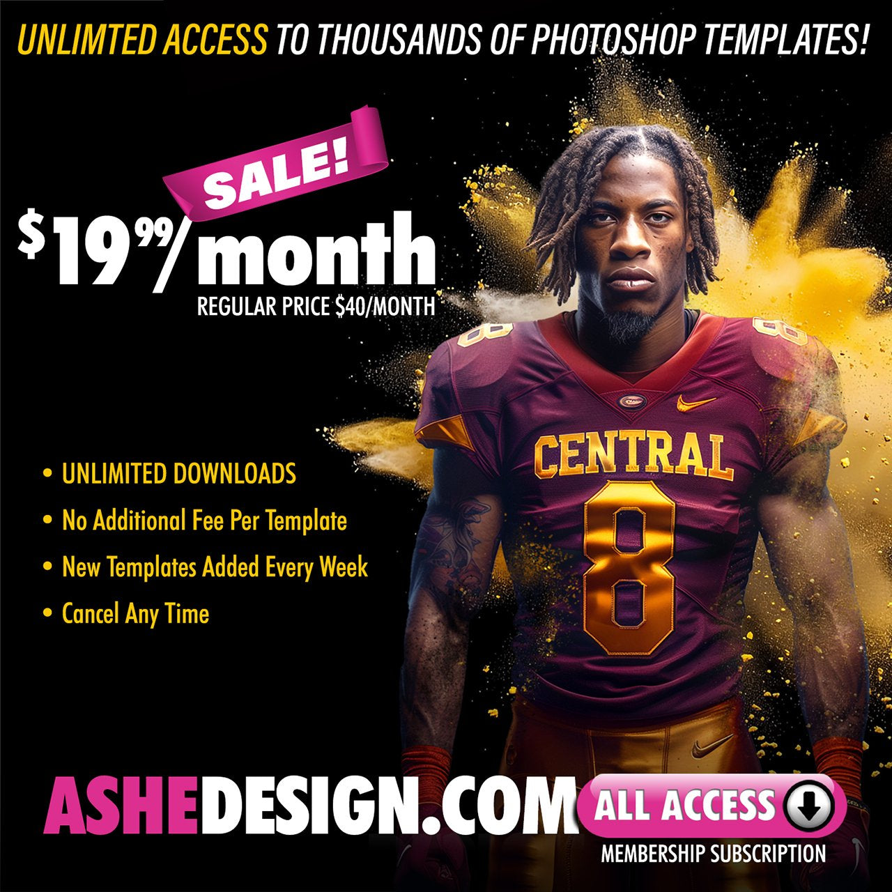 Ashe Design All Access Subscription